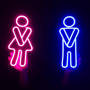 Mekanların Vazgeçilmezi: Neon Kadın & Erkek Neon WC Işıkları