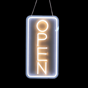 Açık Olduğunuzu Işıltıyla Gösterin: OPEN Neon Işığı