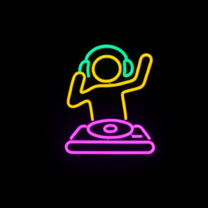 Genç Odası İçin Enerji, Mekânlar İçin Rehber: DJ Neon Işığı