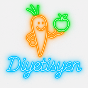 Renkli ve Eğlenceli Diyetisyen Neon Led Tabela