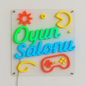 Adrenalin, Eğlence ve Işık – Oyun Salonu İçin Özel Neon Tasarım