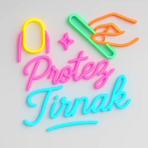 Protez Tırnak Neon Tabela – Güzelliğin Işıltısını Dükkanınıza Taşıyın