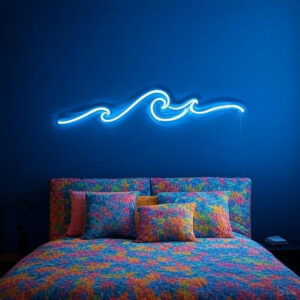 Dalga Neon Işığı – Ev ve İşletmelere Sahil Esintisi Katın