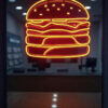 Restoran & Fast Food İçin Modern Hamburger Neon 40*60 7 image 3