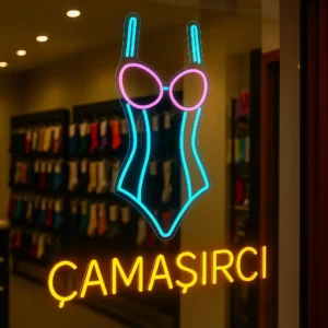 İç Giyim Neon Tabela – Zarafeti ve Şıklığı Işıklarda Buluşturun